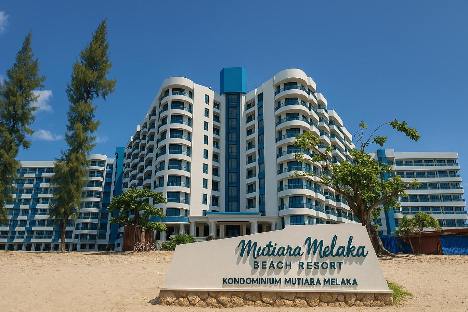Mutiara Melaka Beach Resort By Glex Tangga Batu Bagian luar foto